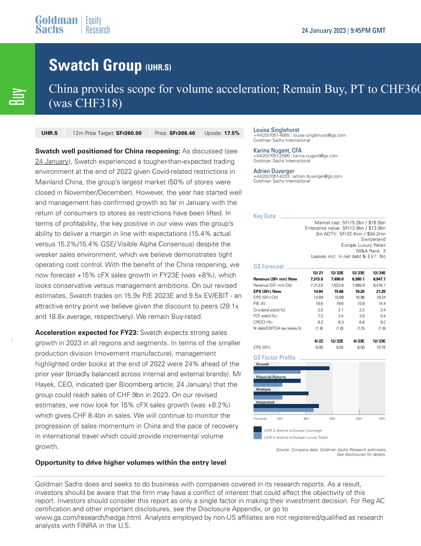 Swatch Group (UHR.S)_ China provides scope for volume acceleration; Remain Buy, PT to CHF360 (was CHF318)(1)Swatch Group (UHR.S)_ China provides scope for volume acceleration; Remain Buy, PT to CHF360 (was CHF318)(1)_1.png